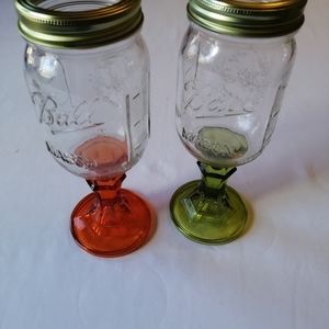 Ball Mason Jar Wine glass